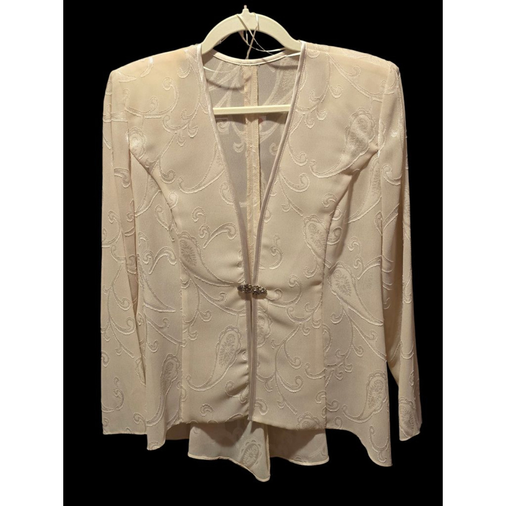 Women's Vintage R&M Richards Petite Blazer Beige 8P
Dressy Casual Formal Wedding